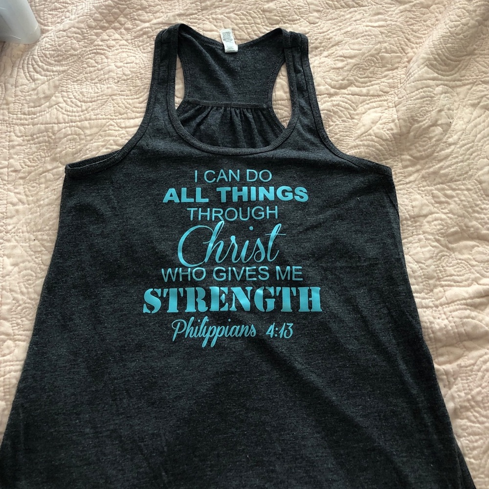 Bible verse tank top